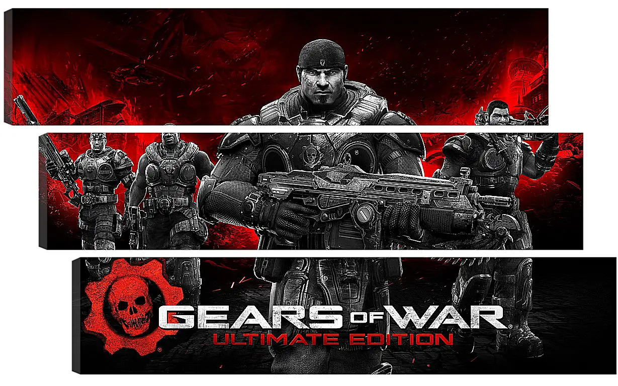 Модульная картина - Gears Of War
