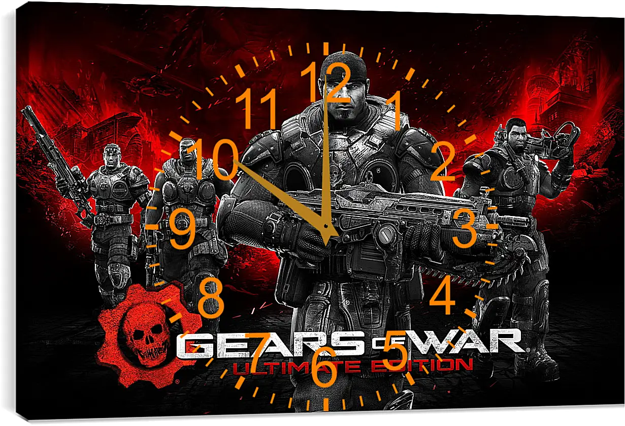 Часы картина - Gears Of War
