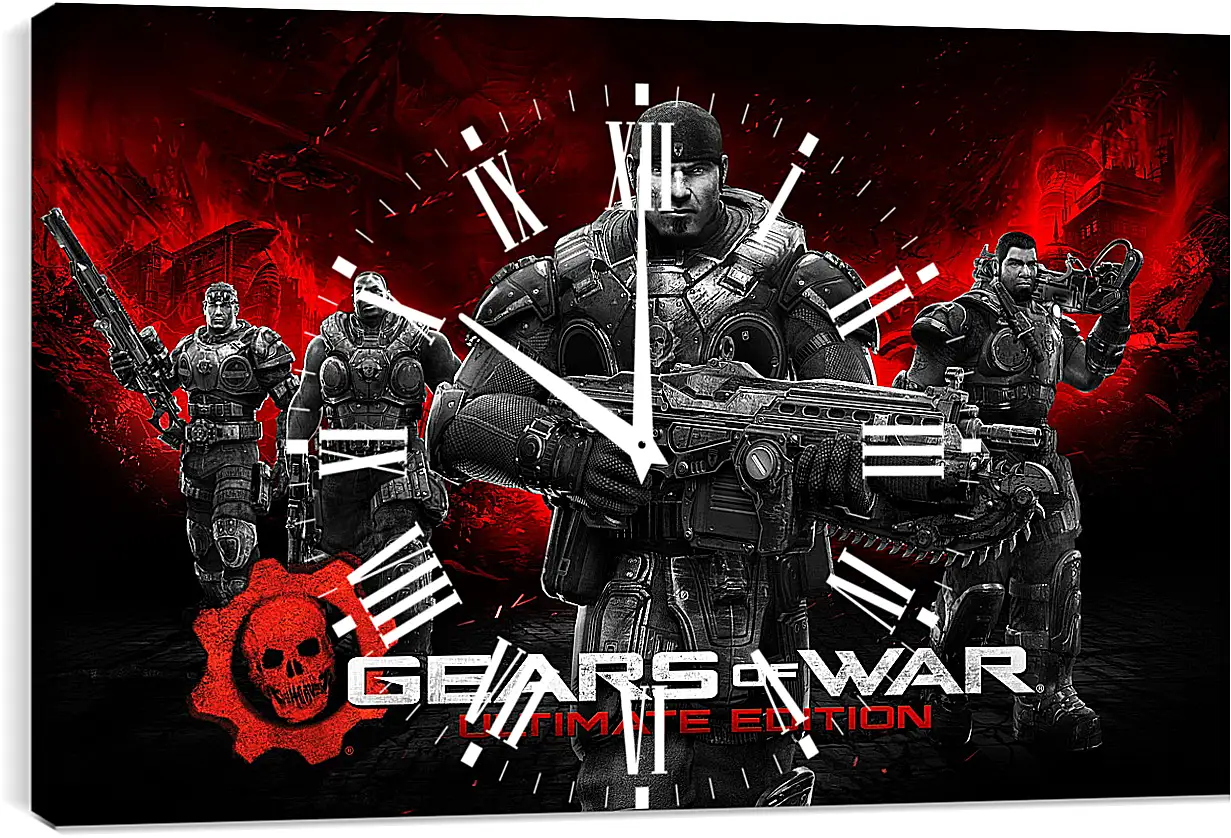 Часы картина - Gears Of War
