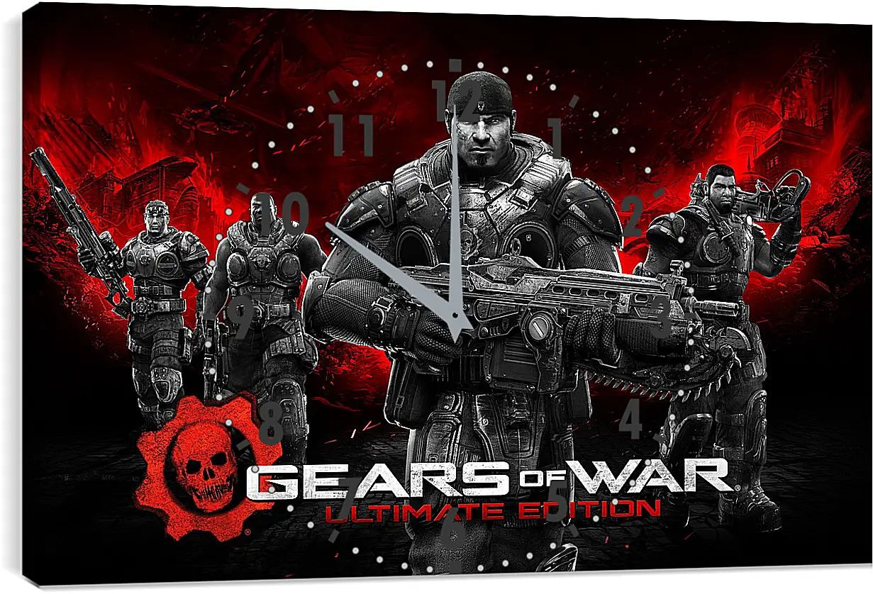 Часы картина - Gears Of War
