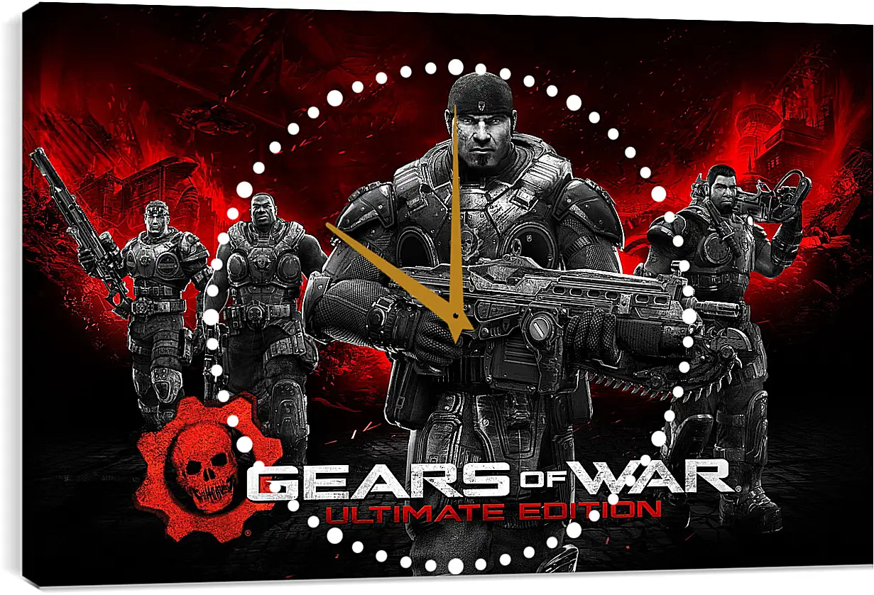 Часы картина - Gears Of War
