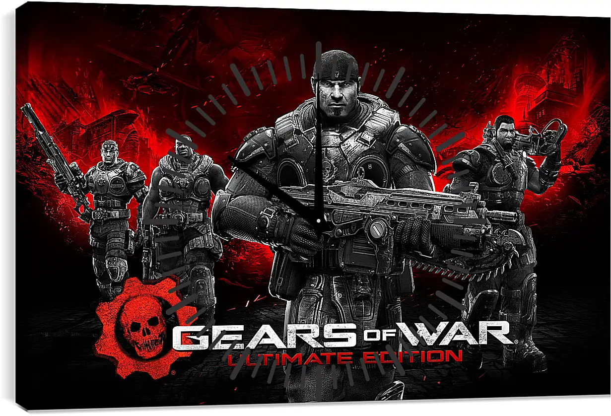 Часы картина - Gears Of War
