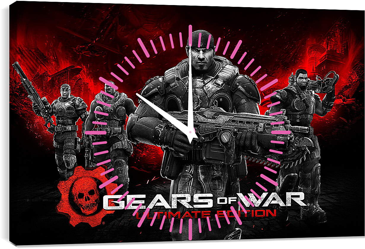 Часы картина - Gears Of War
