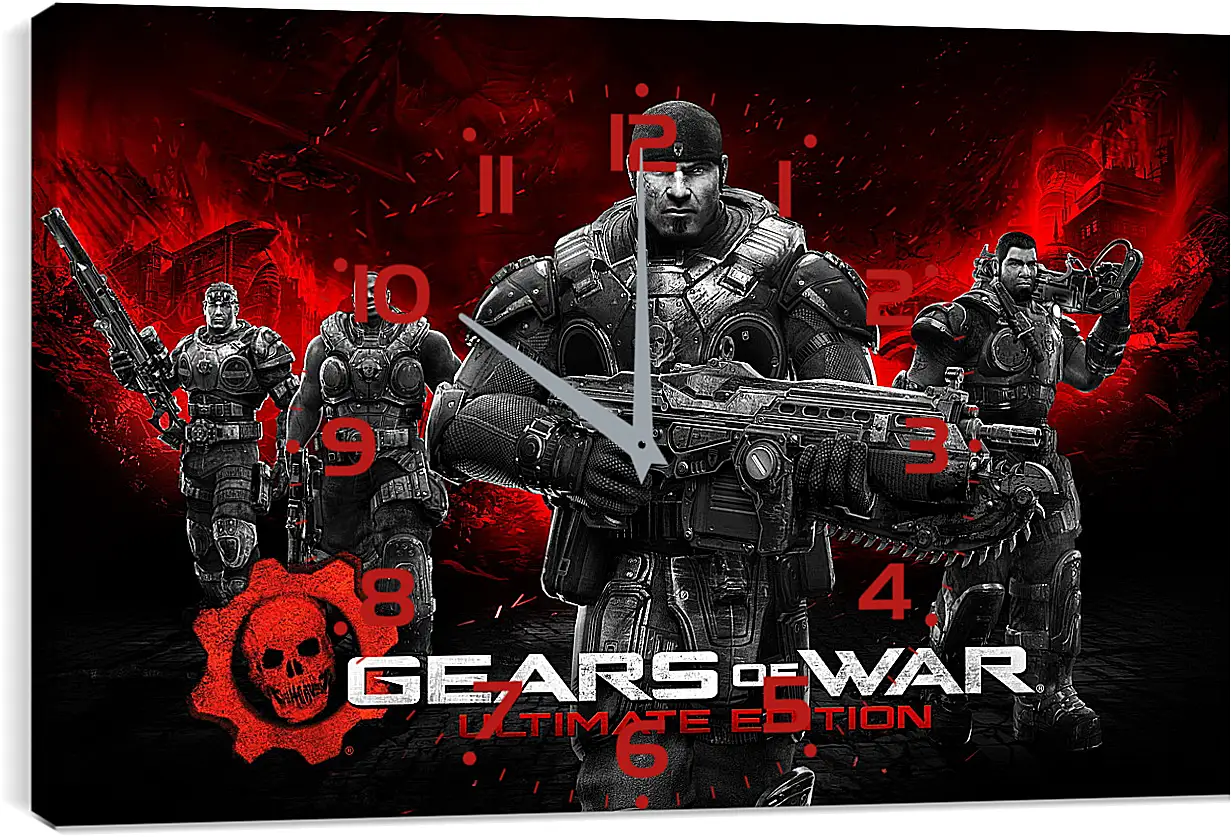 Часы картина - Gears Of War
