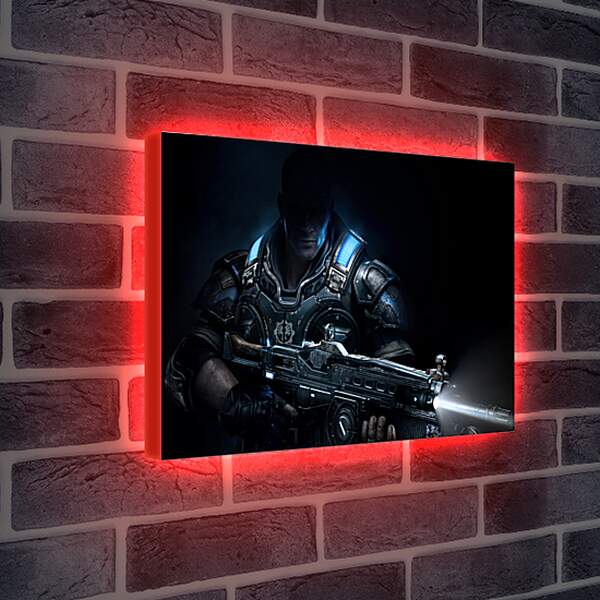 Лайтбокс световая панель - Gears Of War 4
