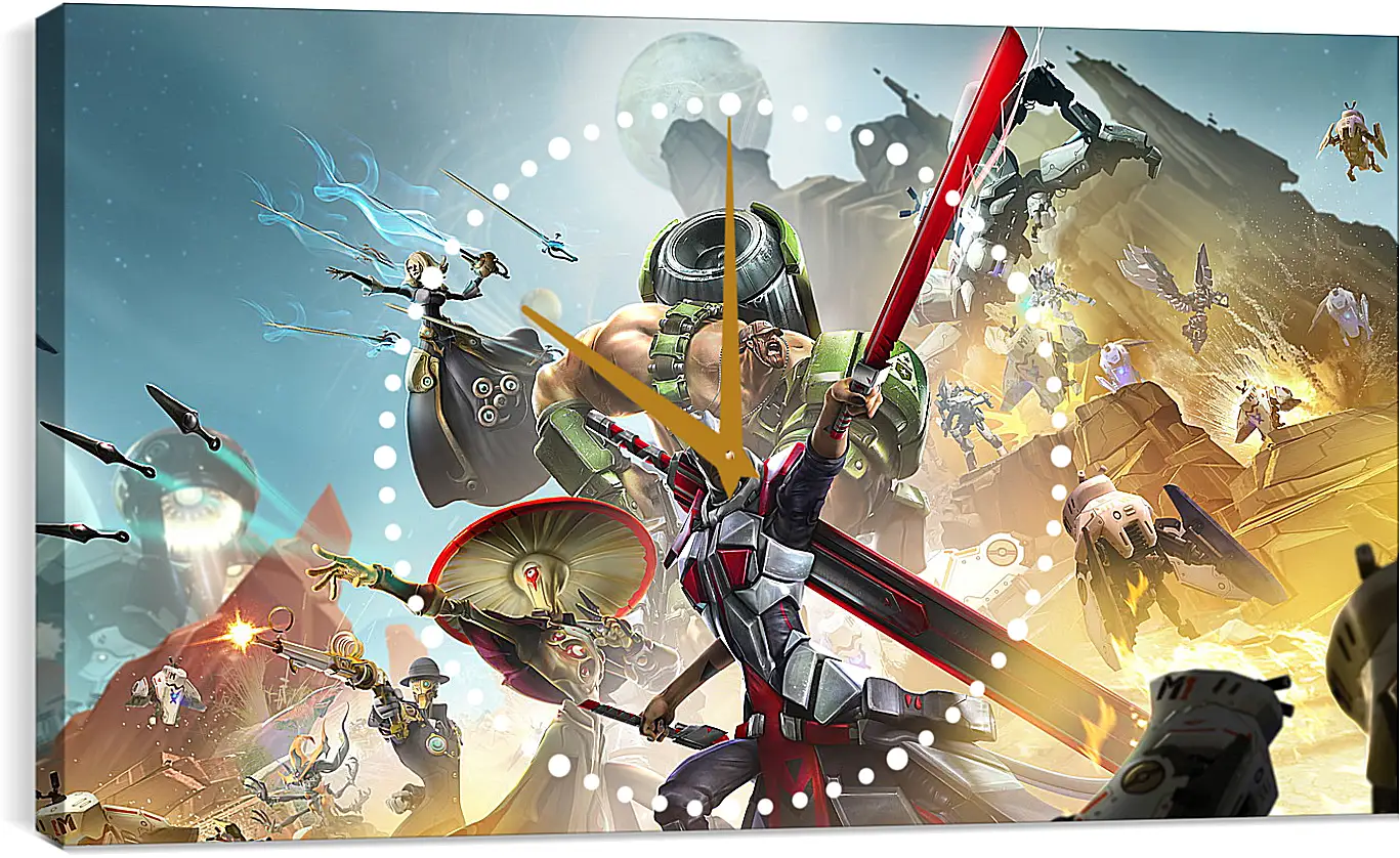 Часы картина - Battleborn
