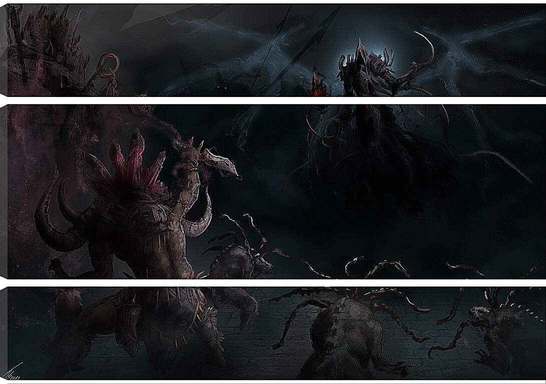 Модульная картина - Diablo III: Reaper Of Souls