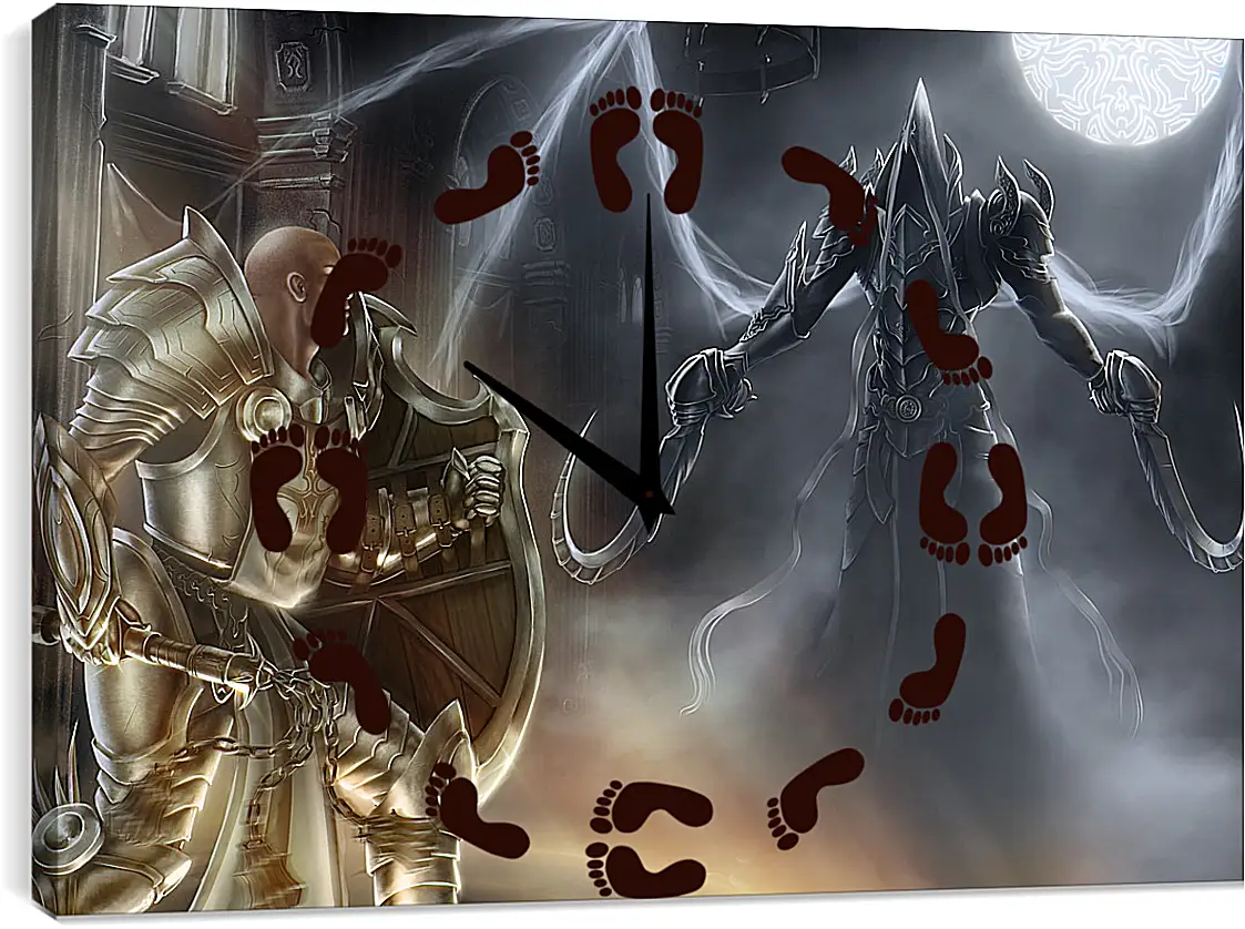 Часы картина - Diablo III: Reaper Of Souls