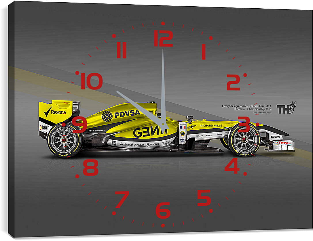 Часы картина - F1 2015
