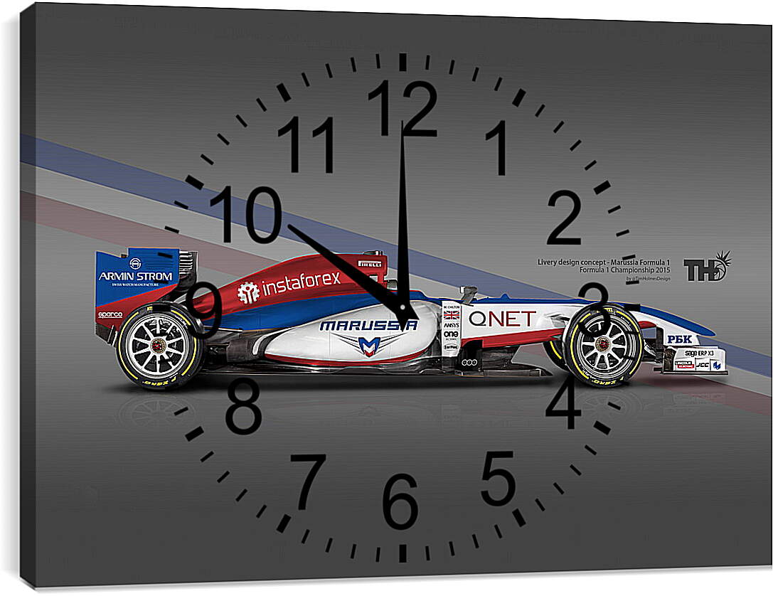 Часы картина - F1 2015
