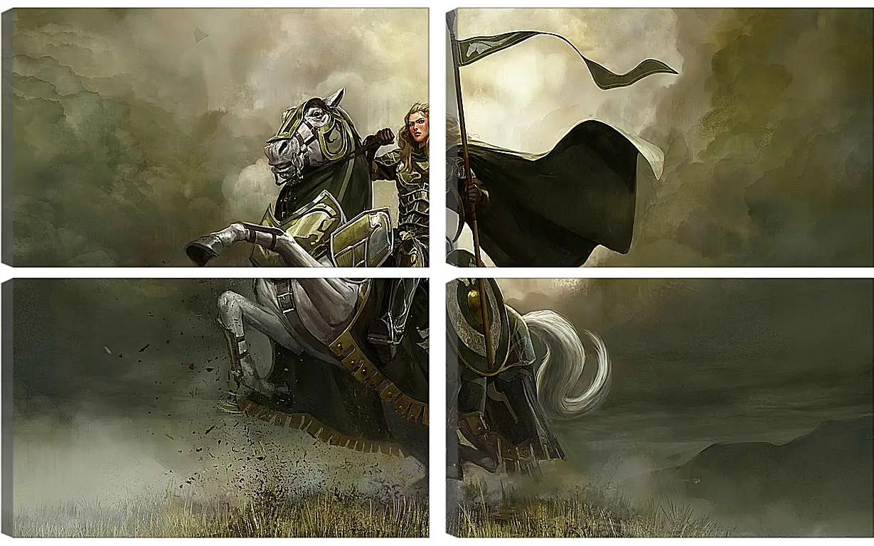 Модульная картина - Lord Of The Rings Online: Riders Of Rohan
