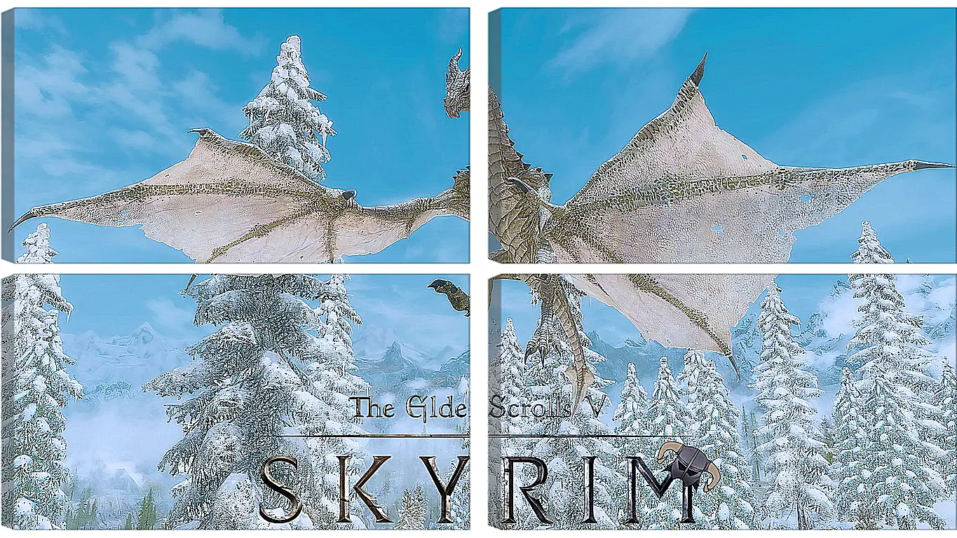 Модульная картина - The Elder Scrolls V: Skyrim
