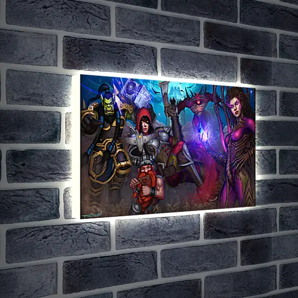Лайтбокс световая панель - Heroes Of The Storm
