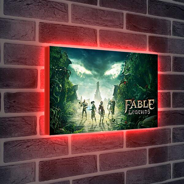 Лайтбокс световая панель - Fable Legends
