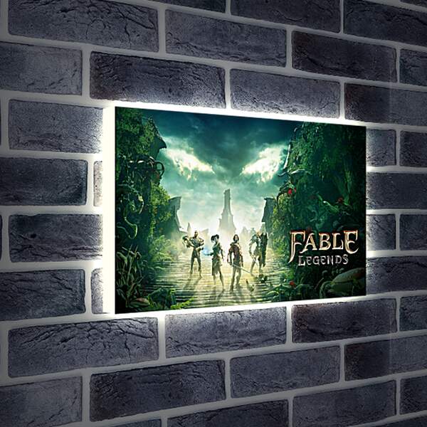 Лайтбокс световая панель - Fable Legends
