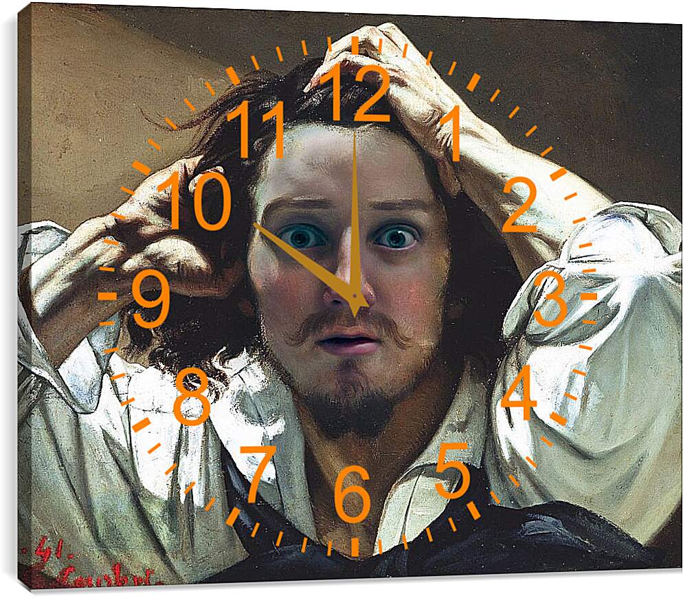 Часы картина - Отчаяние. Жан Дезире Гюстав Курбе