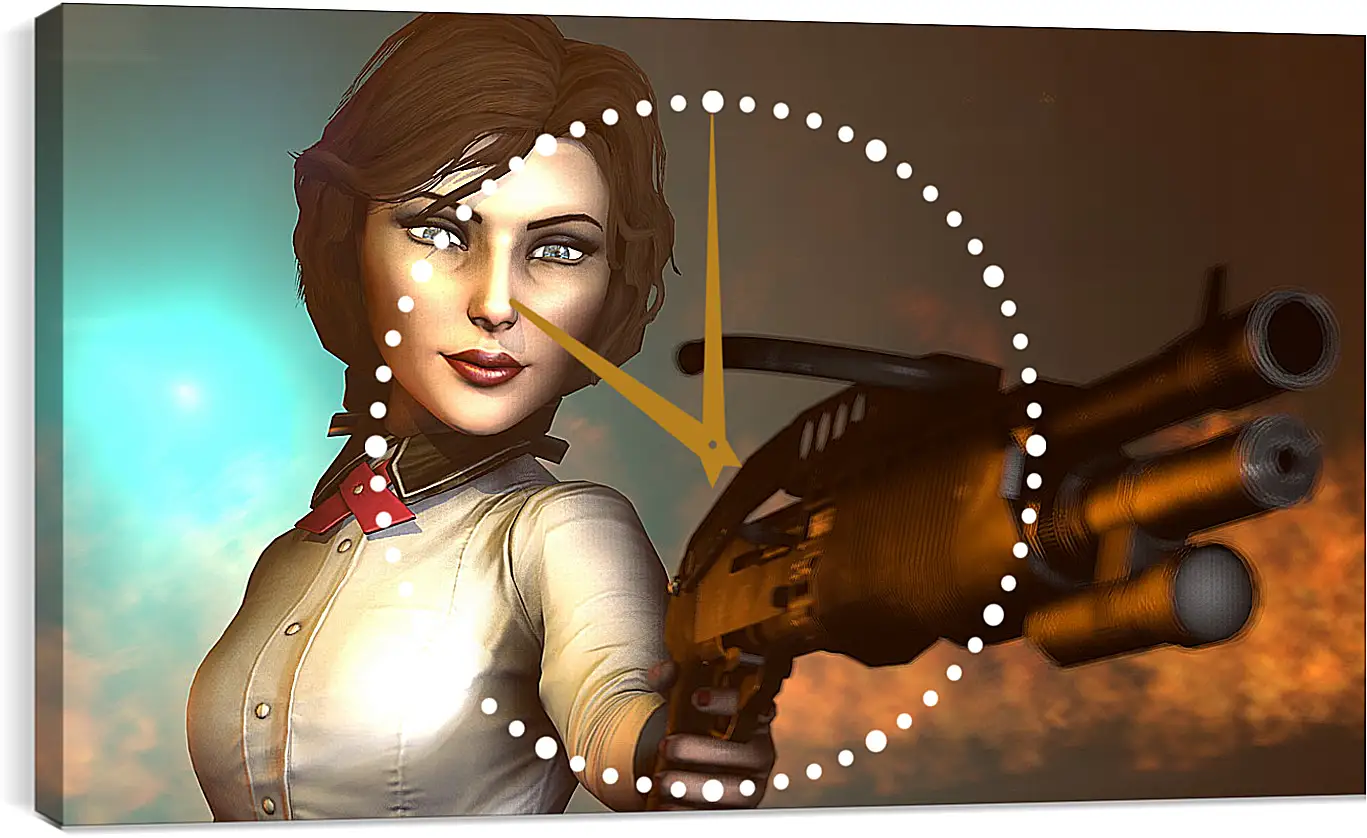 Часы картина - Bioshock Infinite
