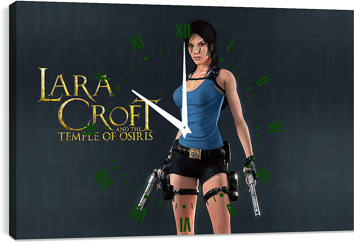 Часы картина - Lara Croft And The Temple Of Osiris
