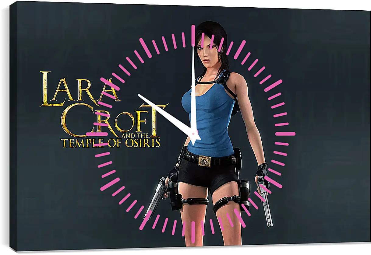 Часы картина - Lara Croft And The Temple Of Osiris
