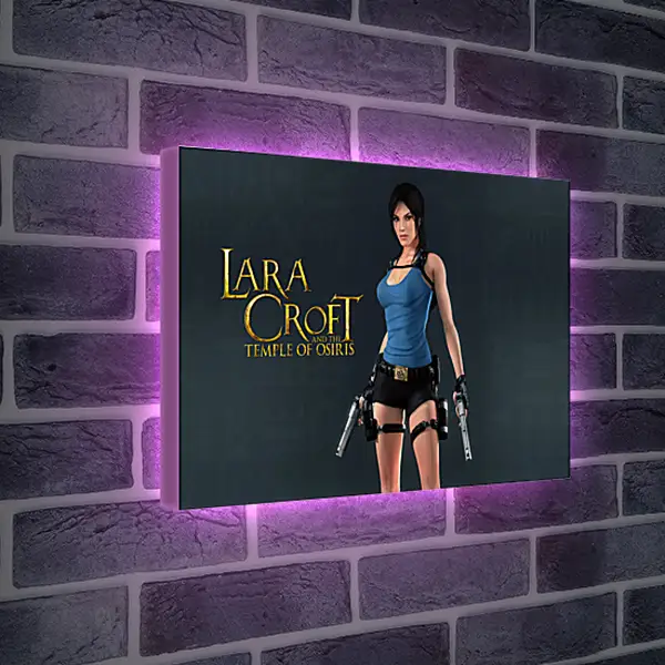 Лайтбокс световая панель - Lara Croft And The Temple Of Osiris
