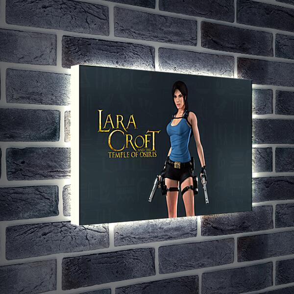 Лайтбокс световая панель - Lara Croft And The Temple Of Osiris
