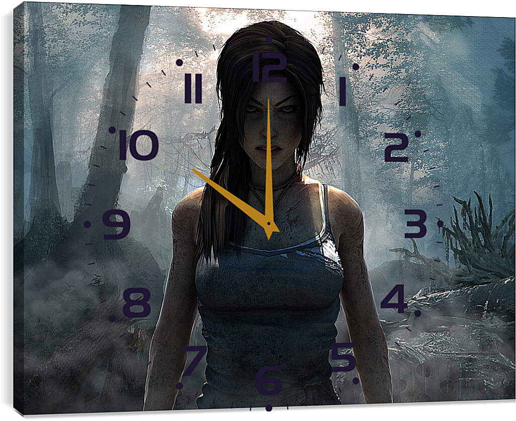 Часы картина - Tomb Raider (2013)