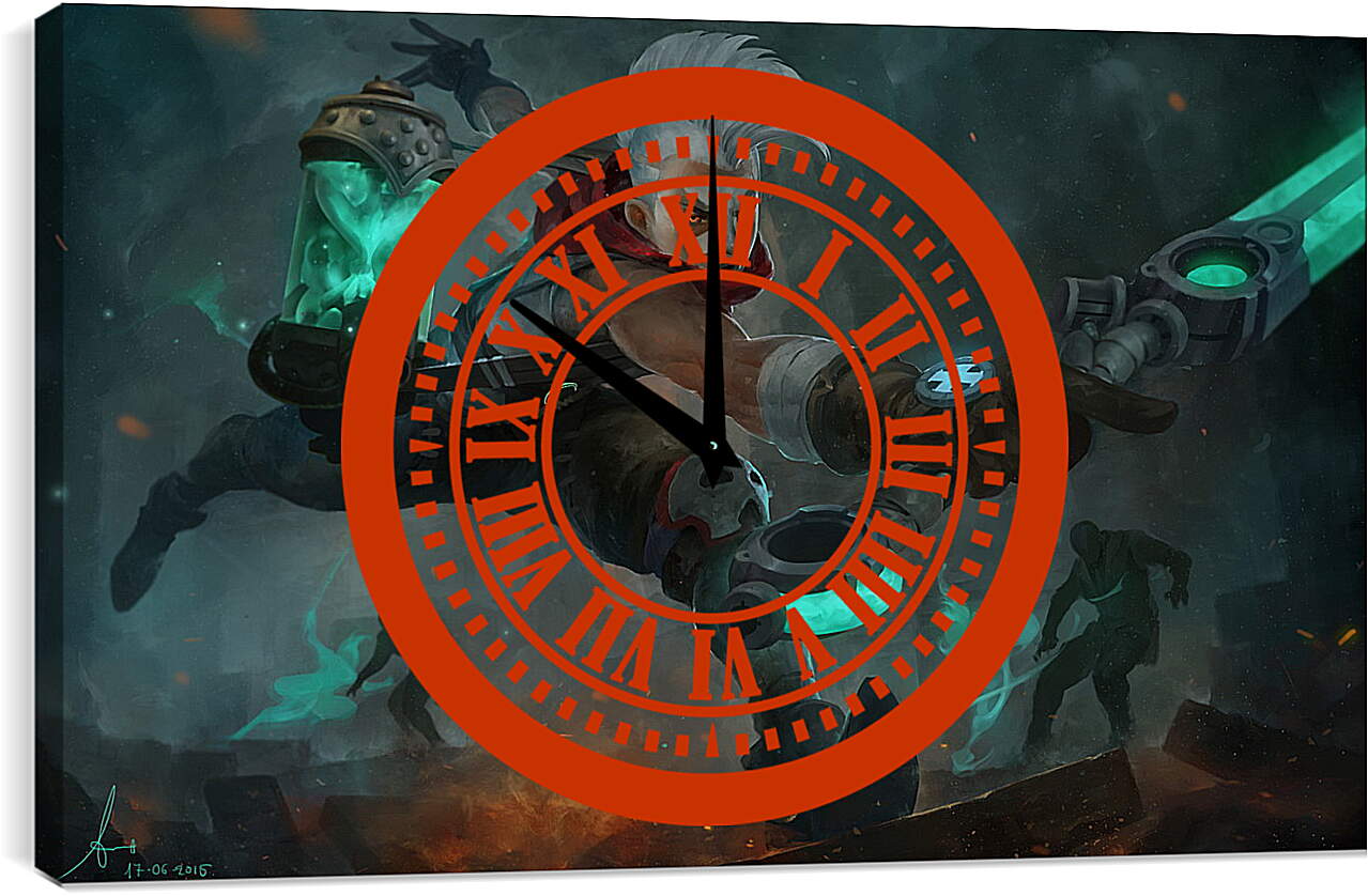 Часы картина - League Of Legends
