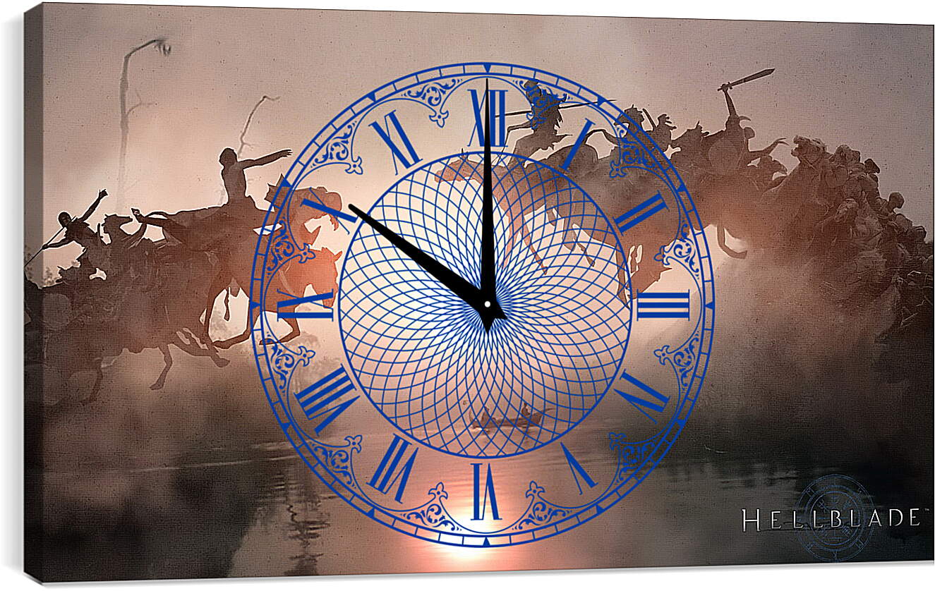 Часы картина - Hellblade
