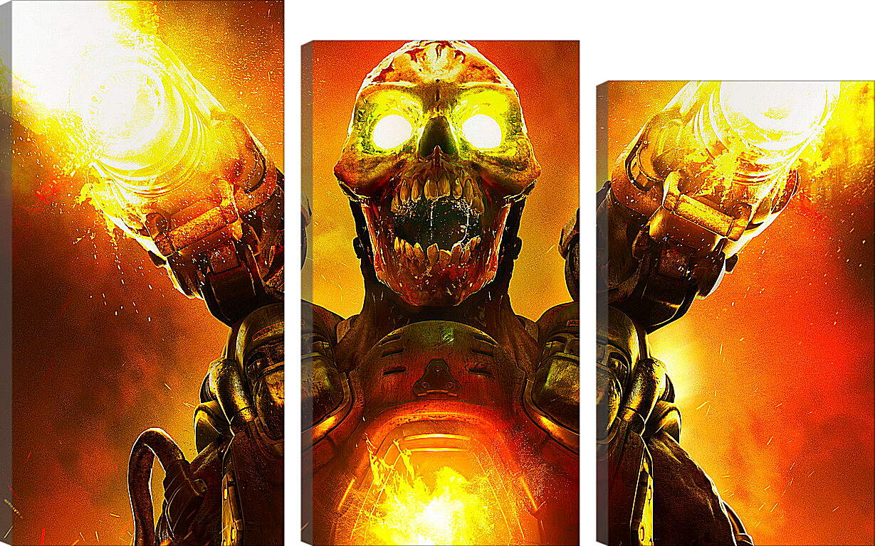 Модульная картина - Doom 4
