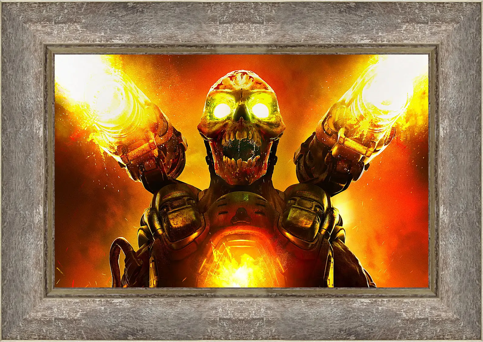 Картина в раме - Doom 4
