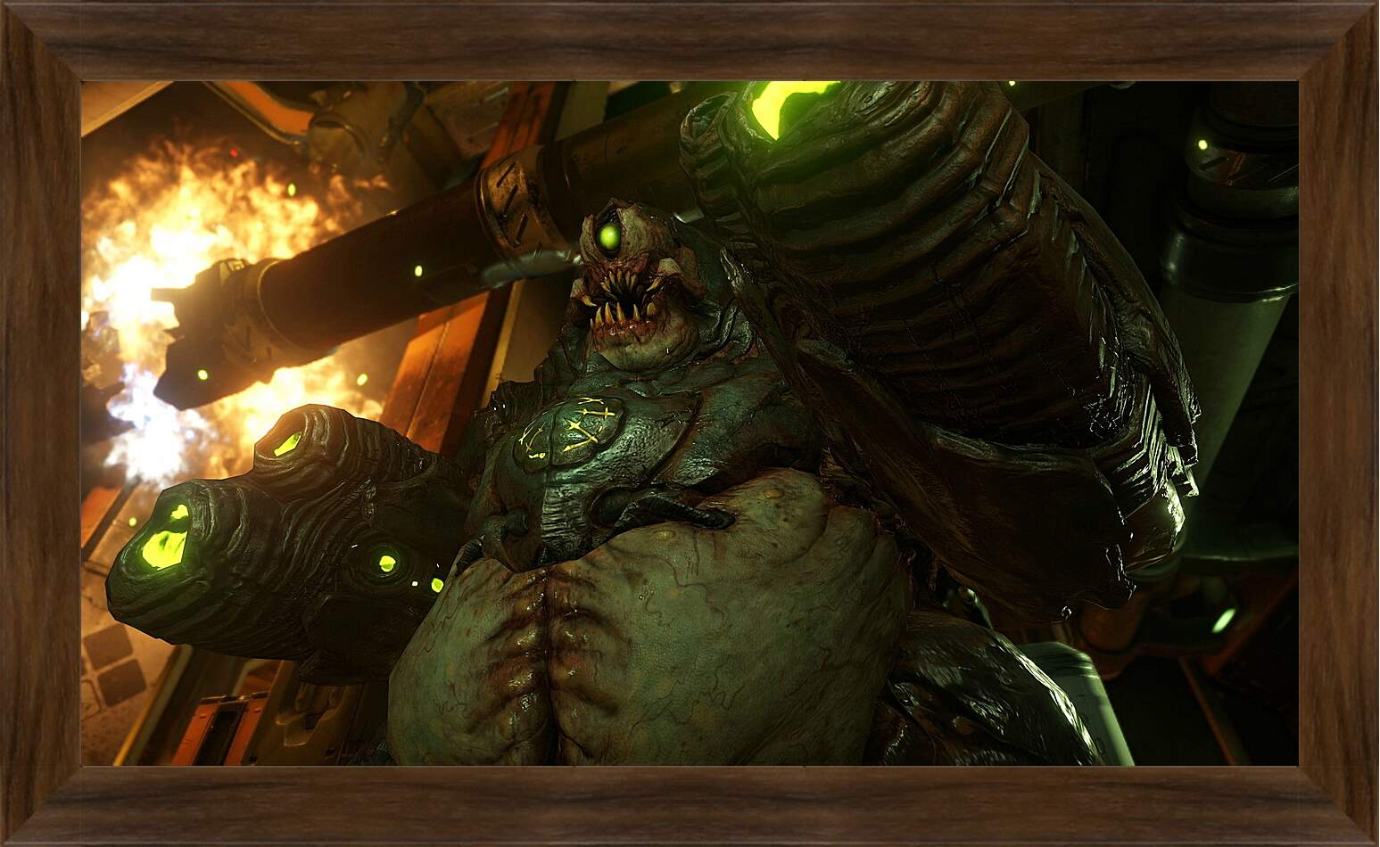 Картина в раме - Doom 4
