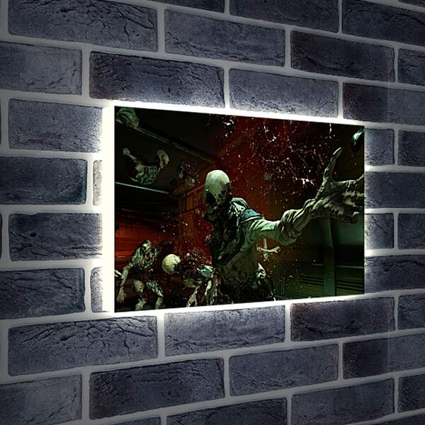 Лайтбокс световая панель - Doom 4

