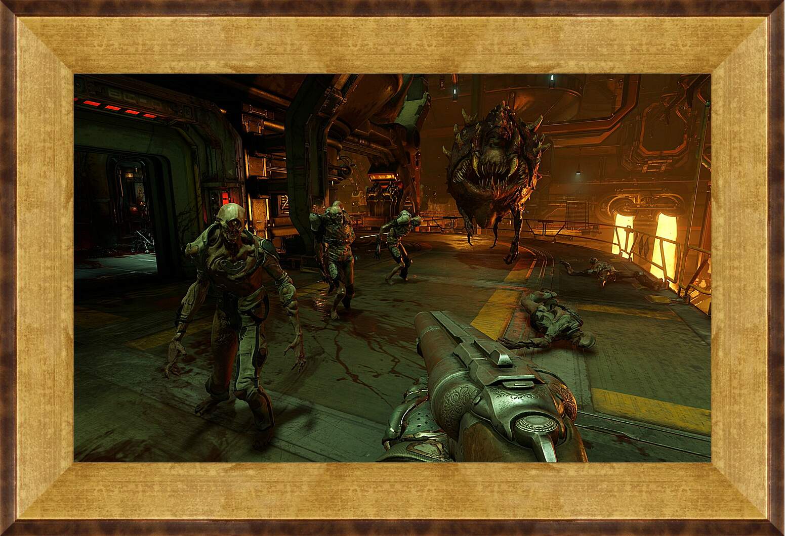 Картина в раме - Doom 4
