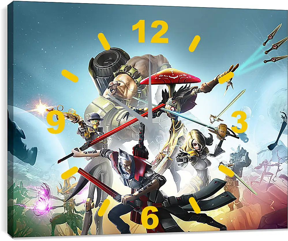 Часы картина - Battleborn
