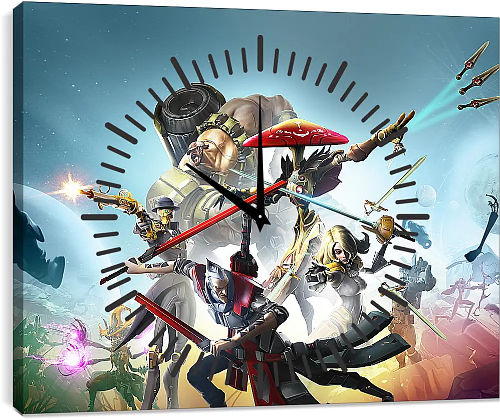 Часы картина - Battleborn
