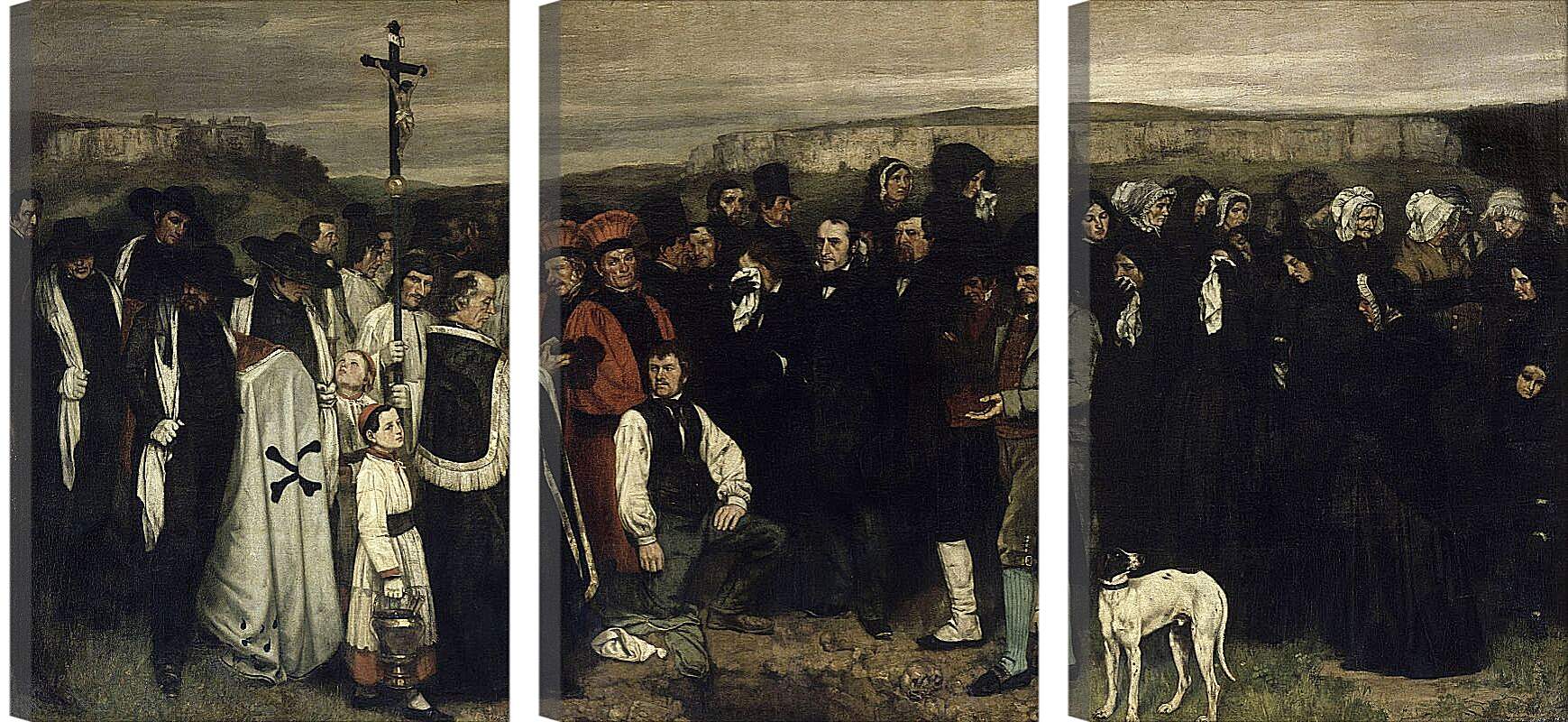 Курбе похороны в орнане. Гюстав Курбе «похороны в Орнане» (1849-1850). Погребение в Орнане картина.