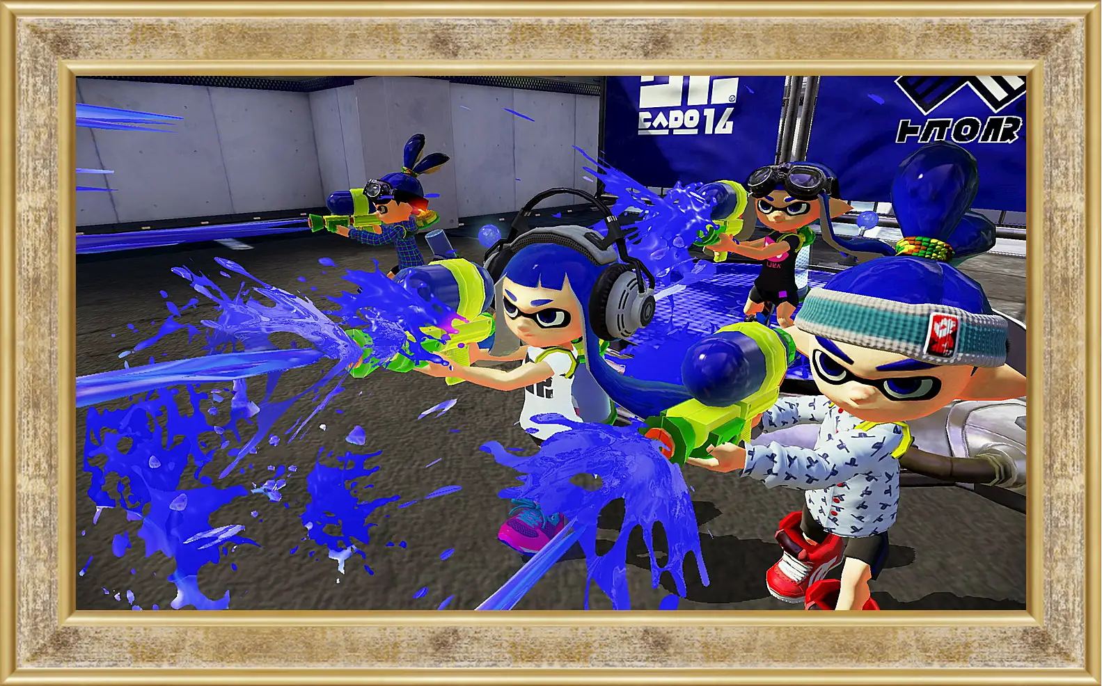 Картина в раме - Splatoon
