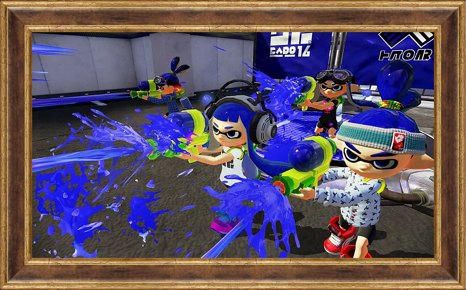 Картина в раме - Splatoon
