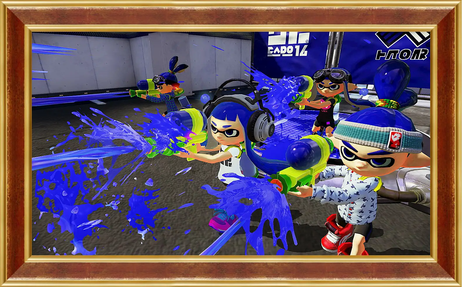 Картина в раме - Splatoon
