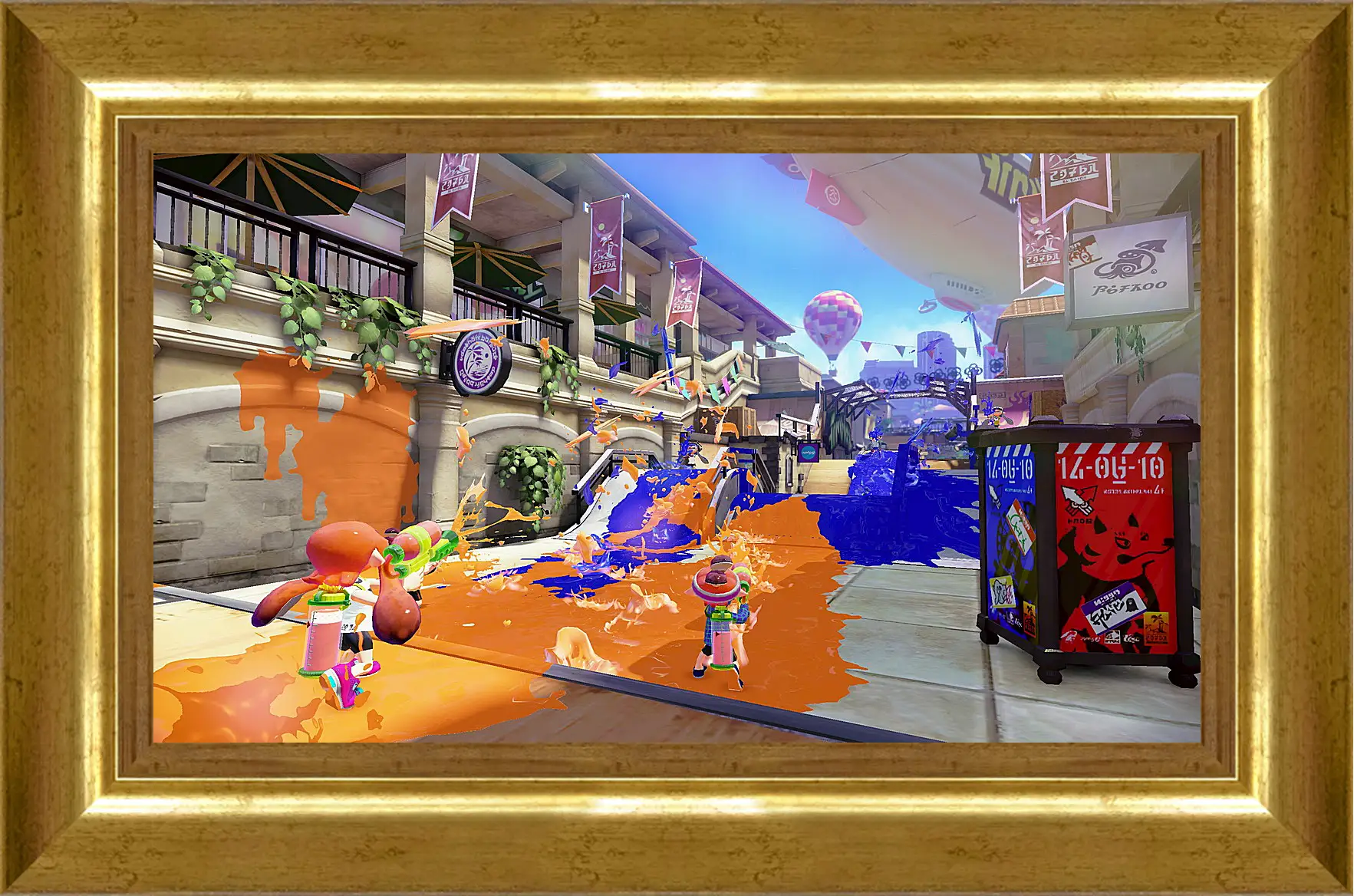 Картина в раме - Splatoon
