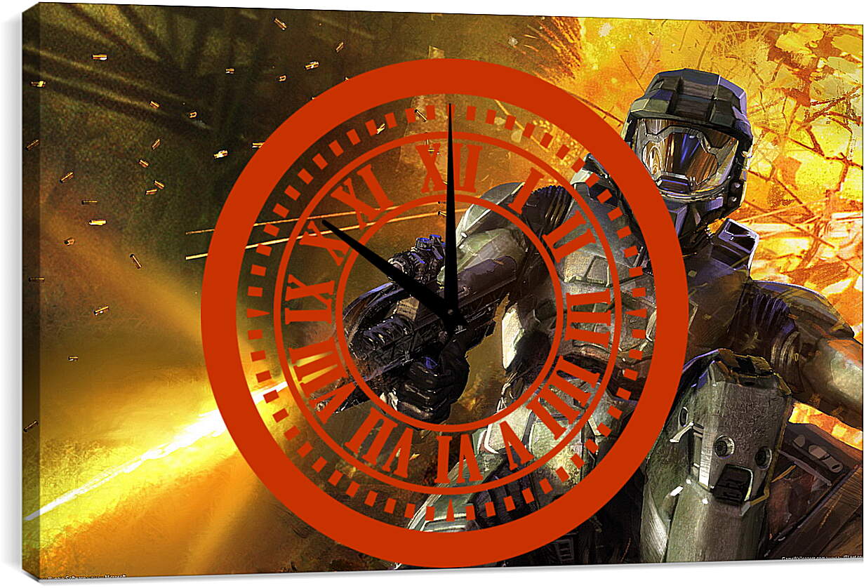 Часы картина - Halo 2