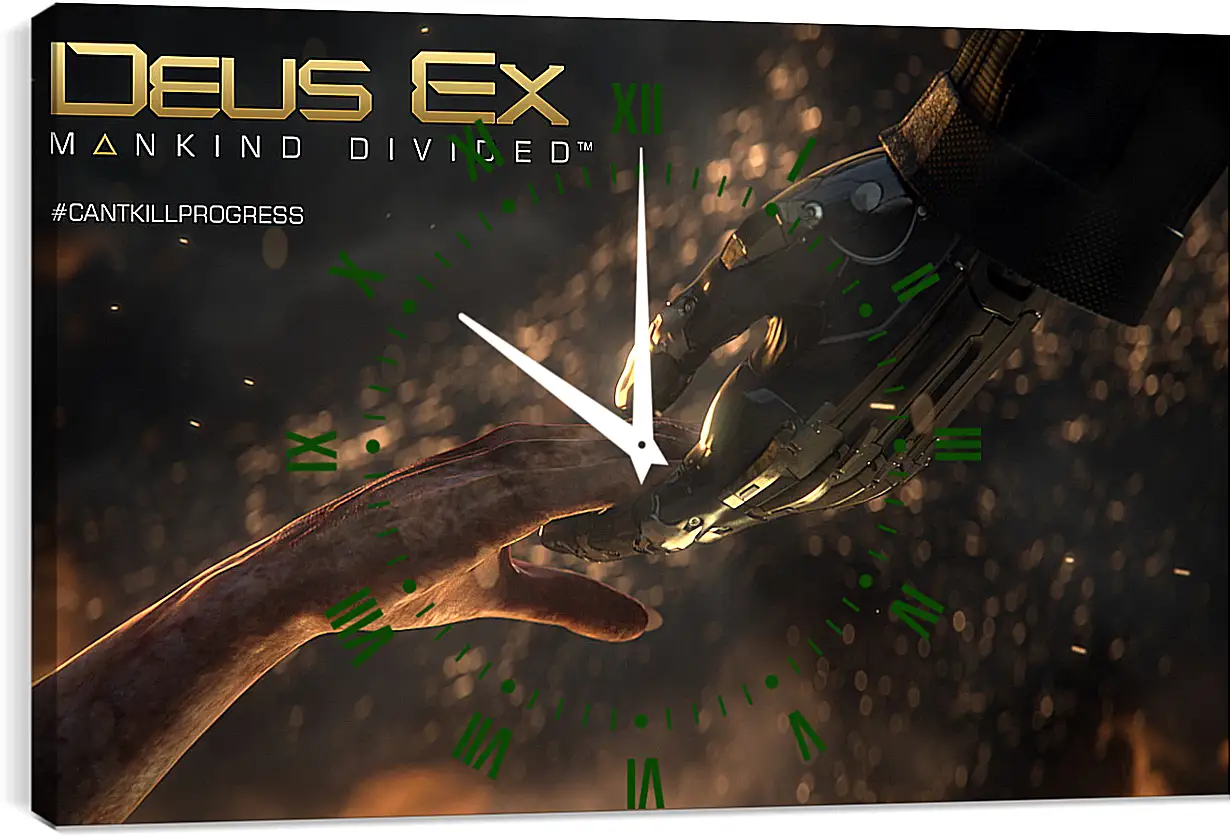 Часы картина - Deus Ex: Mankind Divided
