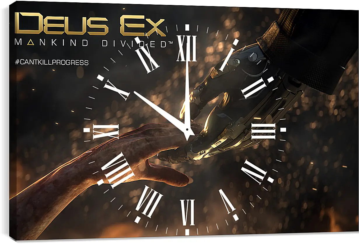 Часы картина - Deus Ex: Mankind Divided
