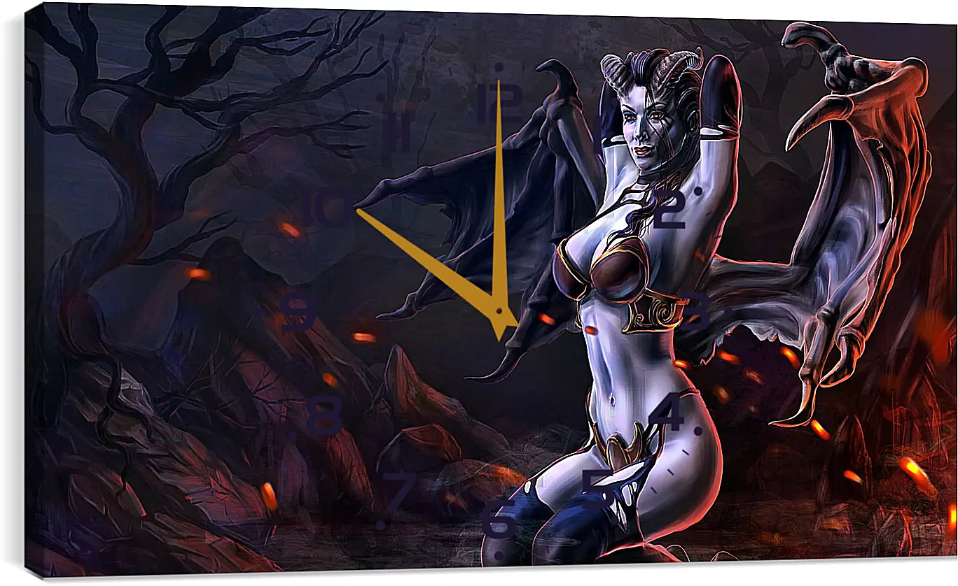 Часы картина - DotA 2