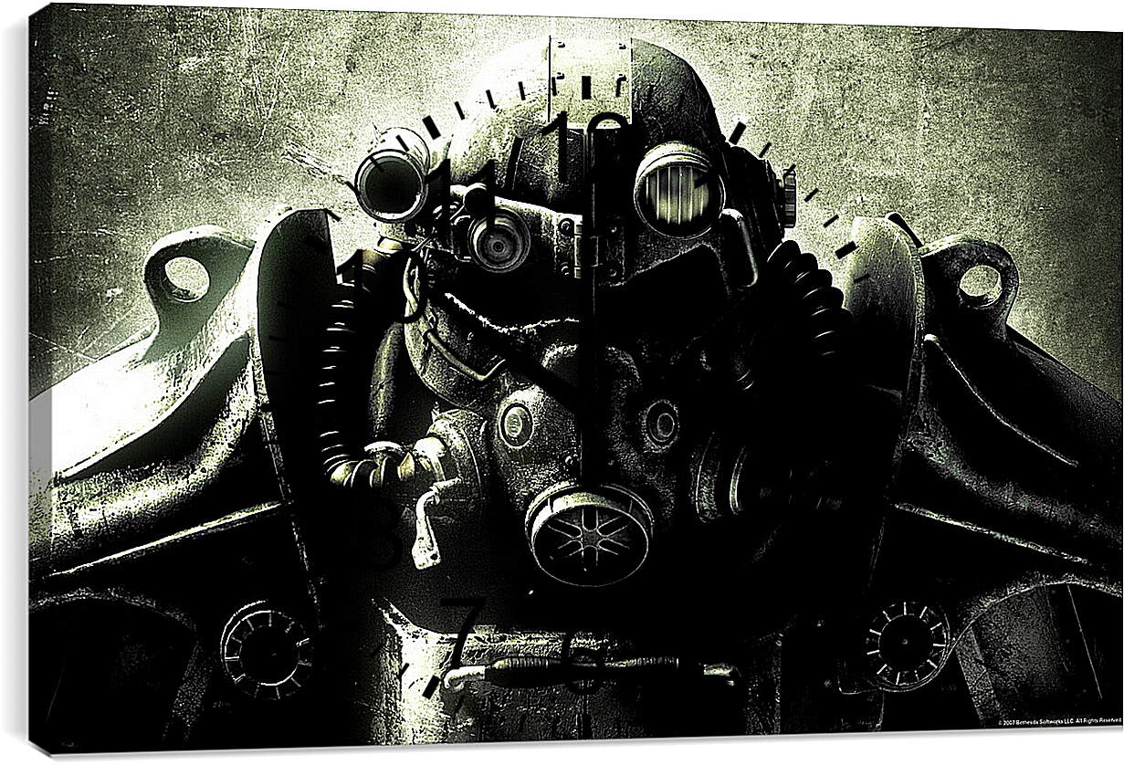 Часы картина - Fallout 3
