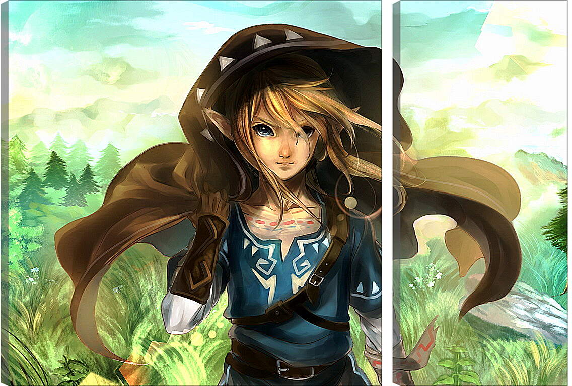 Модульная картина - The Legend Of Zelda Wii U
