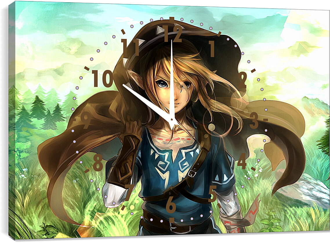 Часы картина - The Legend Of Zelda Wii U
