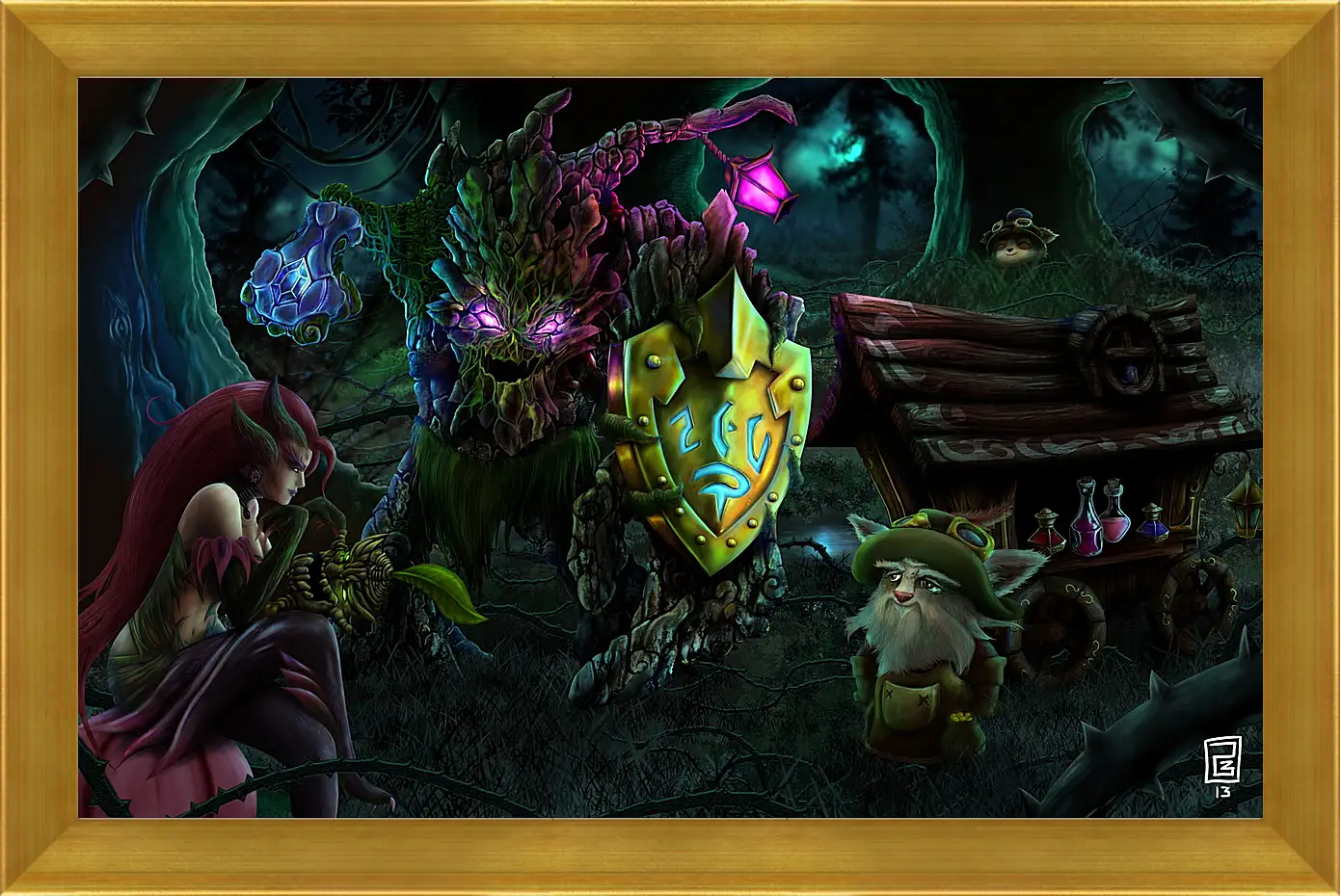 Картина в раме - League Of Legends
