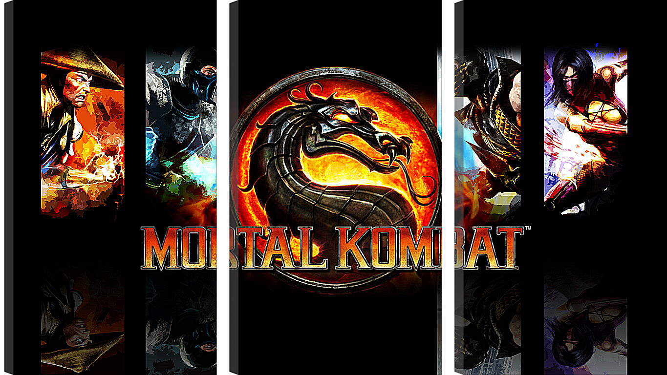Модульная картина - Mortal  Kombat
