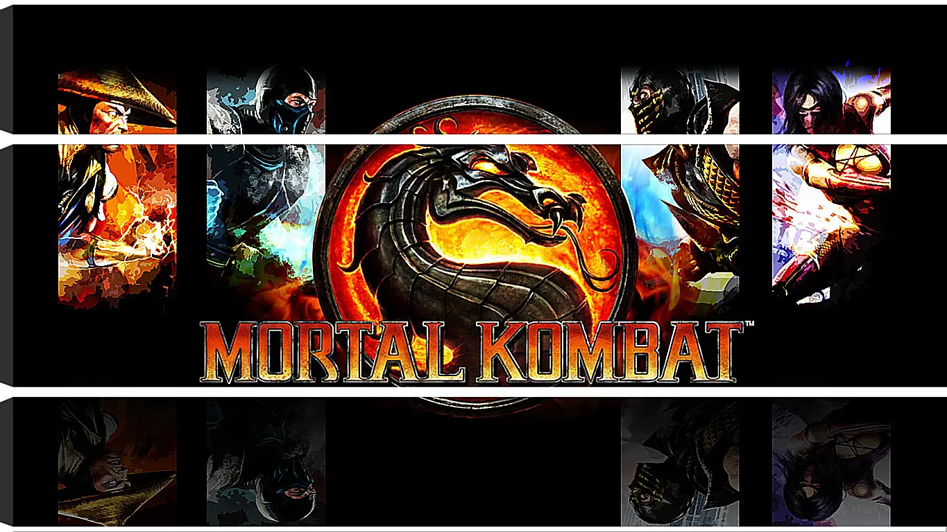 Модульная картина - Mortal  Kombat